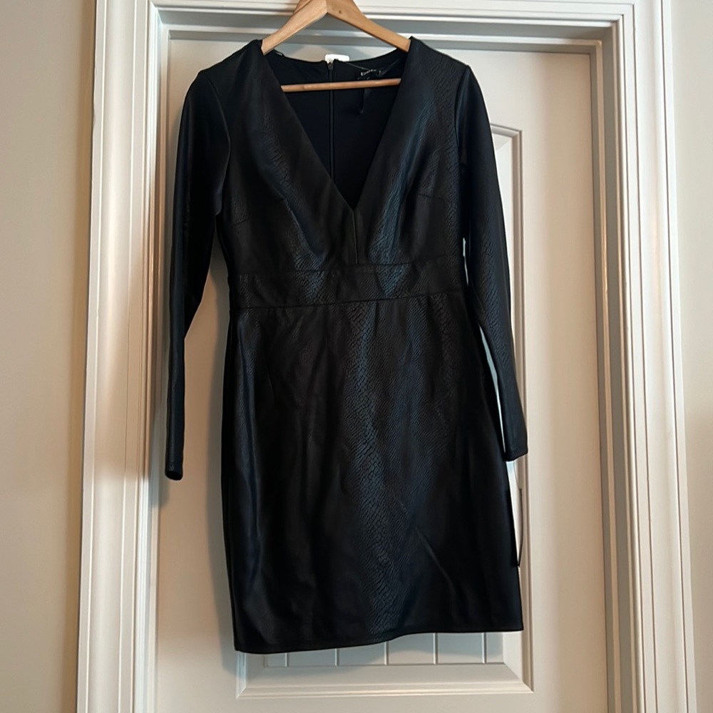 Bebe black long sleeve dress